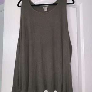 MOSSIMO SUPPLY OLIVE MUSCLE TANK